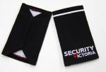 Handmade Custom Embroidered Patches PVC Backing shoulder patches