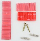 Rosette with Pre-connectorized Invisible Cable Spool Fiber Interface Wall Plates Adaptor Module