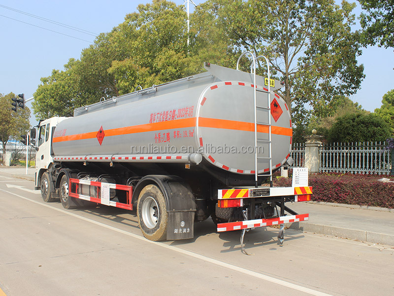 Factory Direct Price Dongfeng Jincheng 6x2 19.9cbm Flammable Fluid Methanol Crude Oil Chemical Tank Truck
