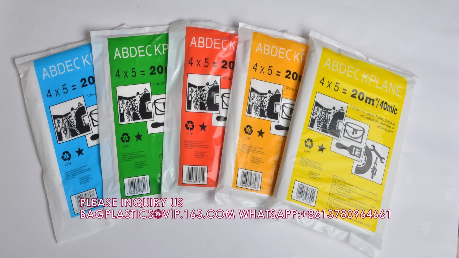 Wholesale Drop Cloth Plastic Drop Cloth For Painting Plastic Embossed Drop Cloth Furniture Masking Manufacturer