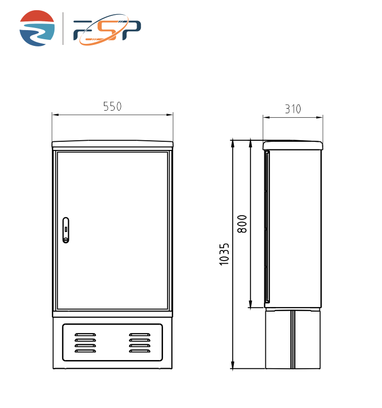 10 144-Core FTTH Outdoor Fiber Distribution Cabinet for Telecom Network High Capacity