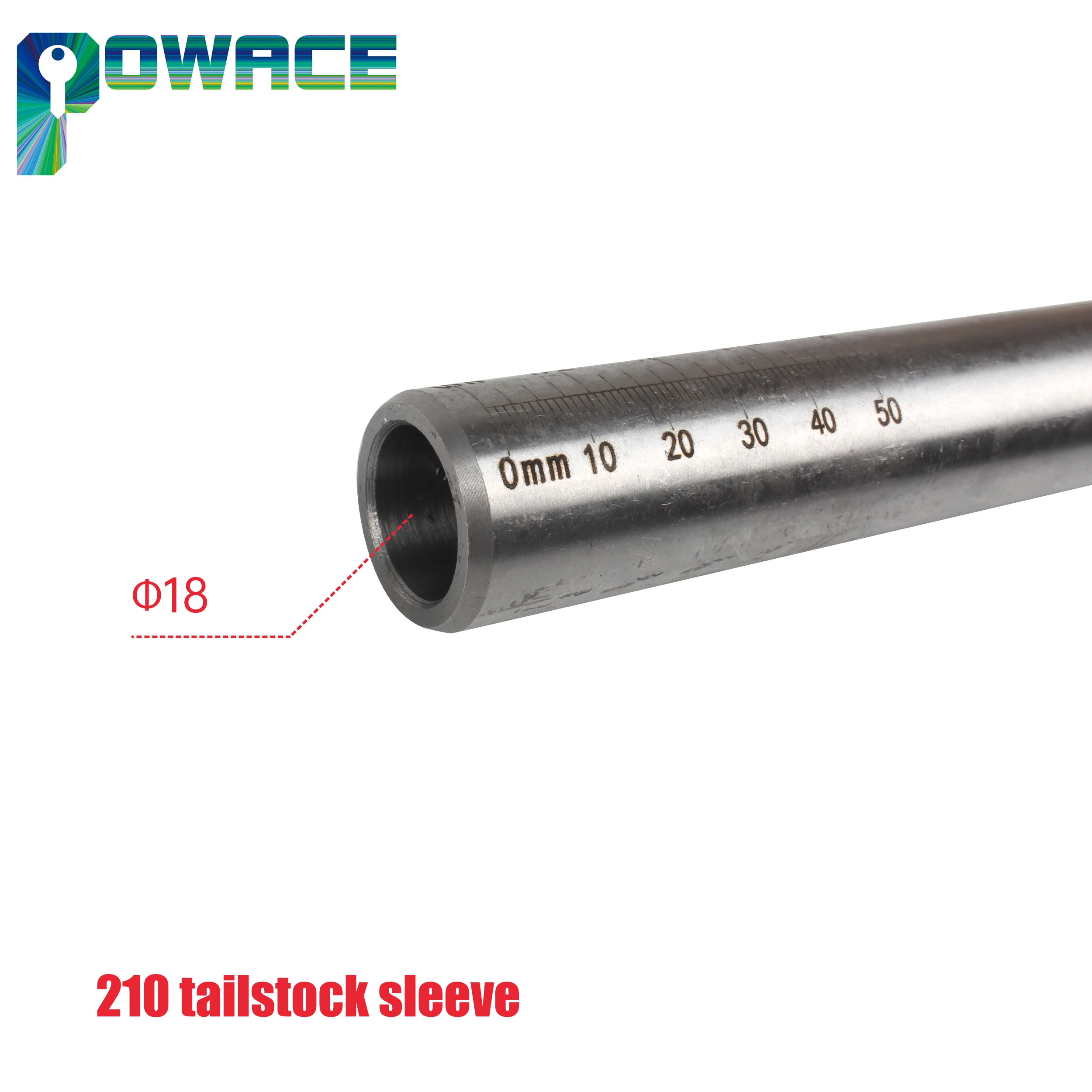 MT2 # Tailstock Sleeve For WM-210V MX-210V CD-210V Lathe Machine Accessories