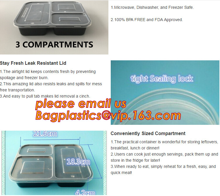 Meal Prep Containers Free Sample Bento Lunch Box Biodegradable Food Container Plastic Wheat Straw Lunch Box bagplastics