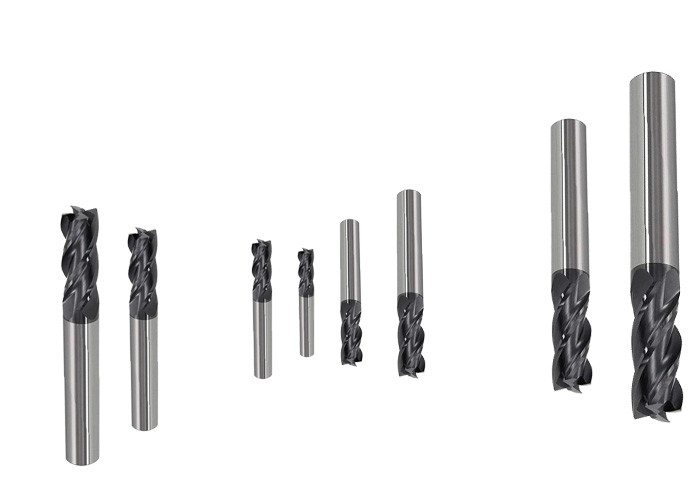 Polished Surface Milling Tungsten Carbide End Mill With Customized Flutes