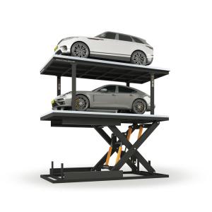 China 3T 3M Double Deck Scissor Car Parking Lift for Home Garage with CE on sale