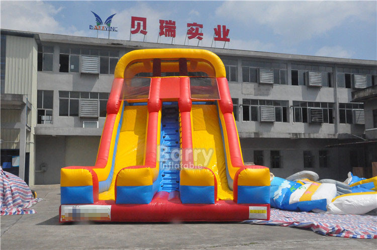 ALI Commercial Inflatable Slide , double lane event inflatable dry slide for kids party