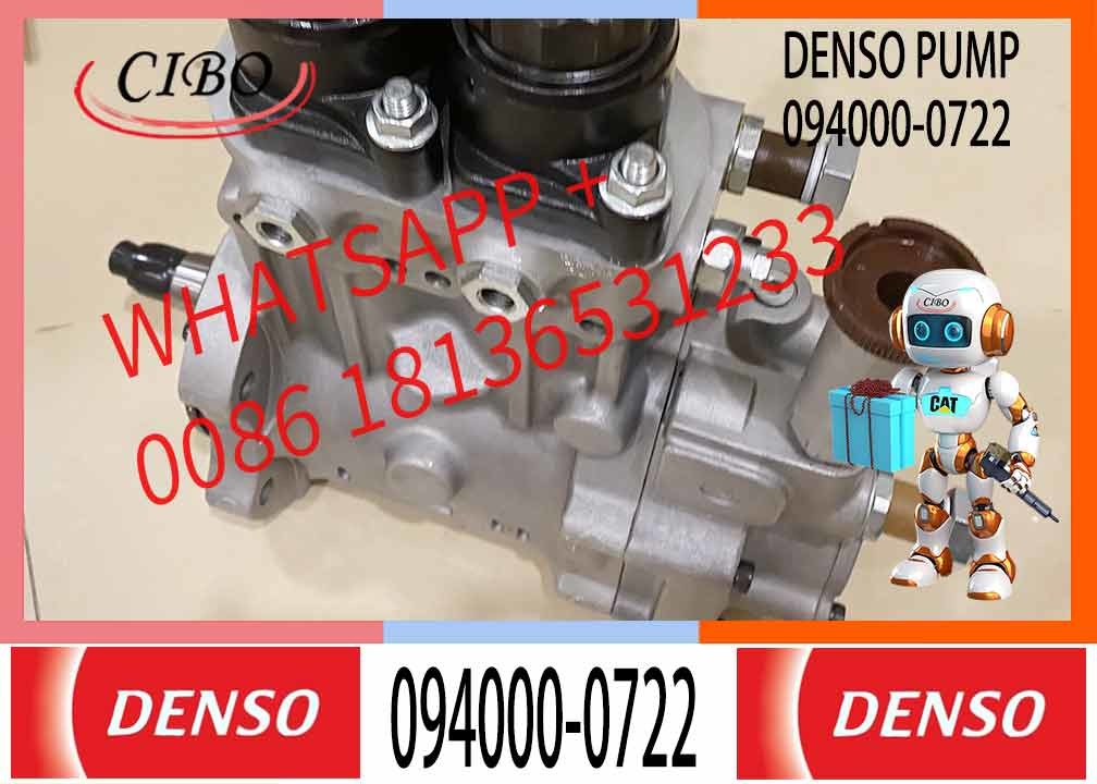 Common Rail Fuel Pump 094000-0720 Fuel Injection Pump 094000-0722 9-97625496-3 For ISUZU 6WG1