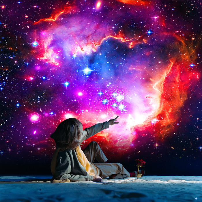 Party Galaxy Planetarium Projector , Multipurpose Solar System Room Projector