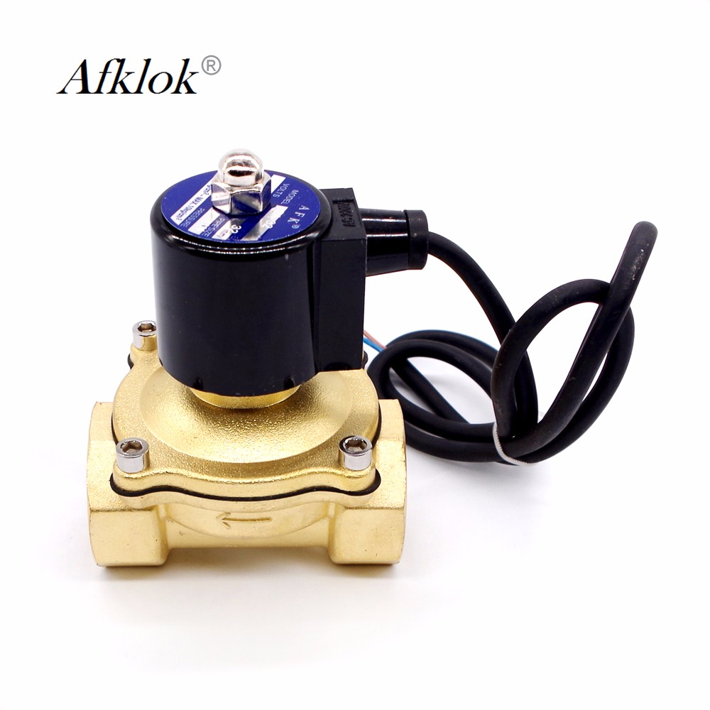 Brass DN40 Normally Closed 1.5 inch 240V Solenoid Valve for Water