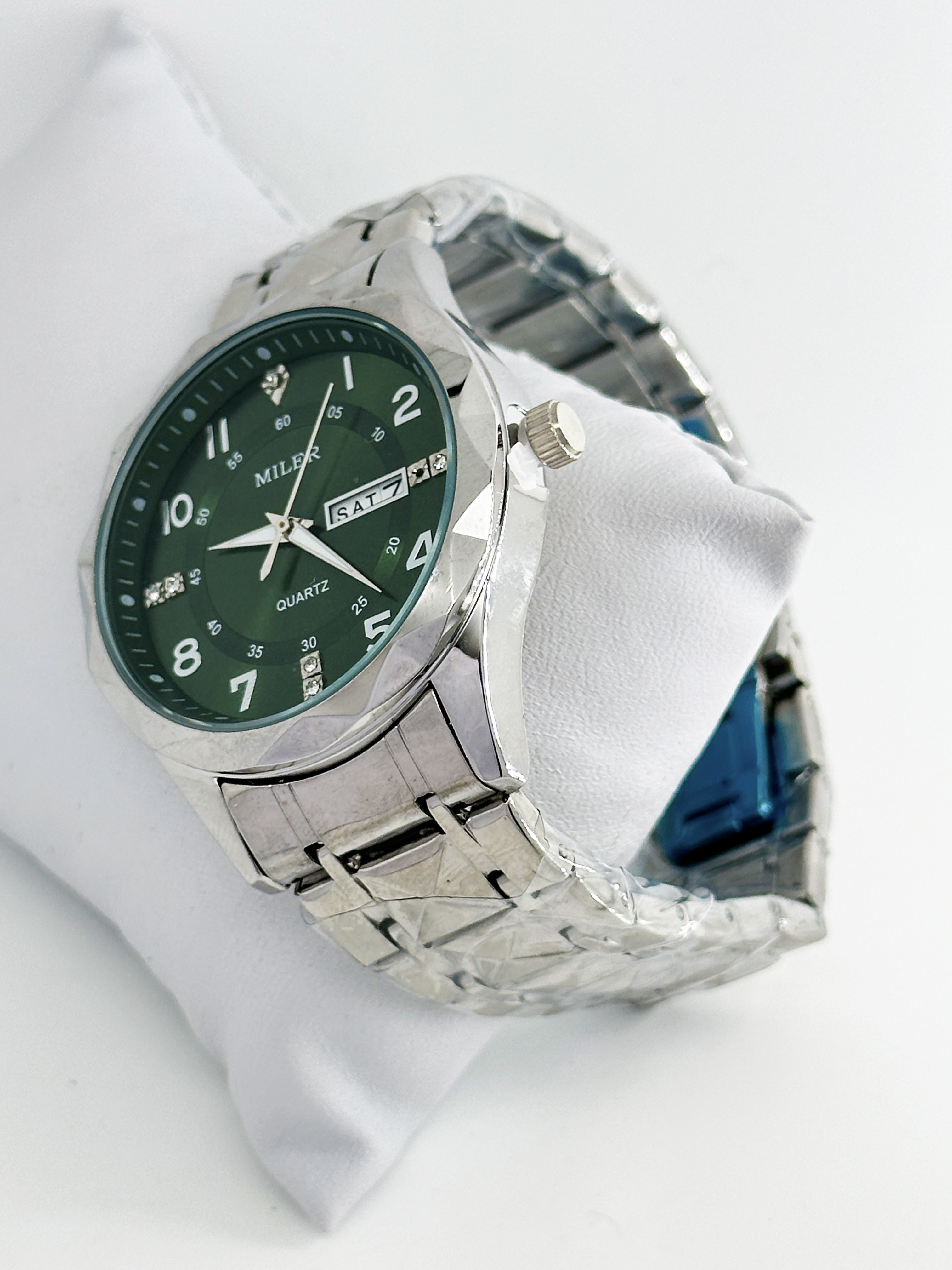 New Fashion ML1003 Business Men Watch Quartz Sports Waterproof Watches Luminous Chronograph Man Stainless Steel Watches