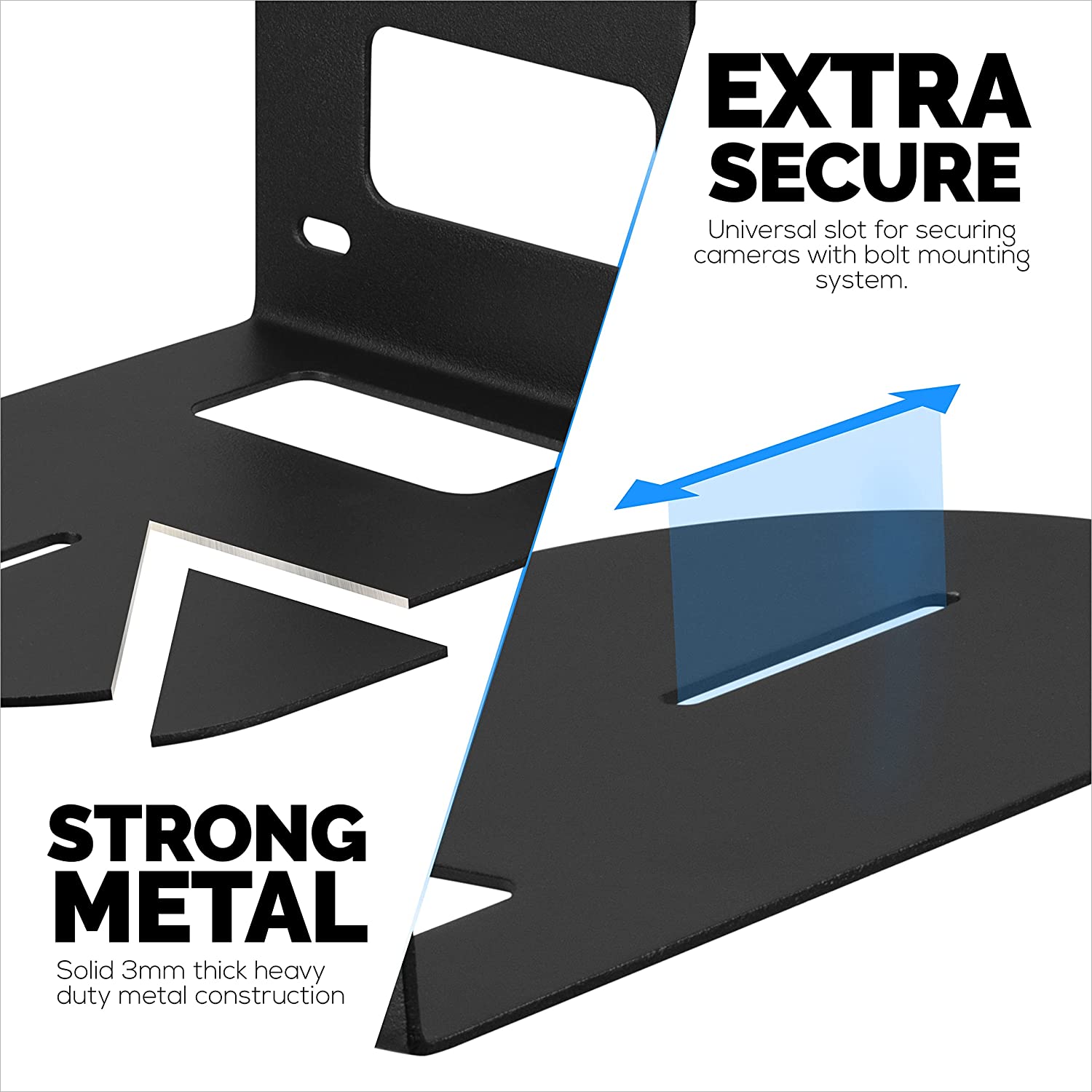 Universal Holder Shelf Camera Wall Mount Bracket Compatible With Security Cameras
