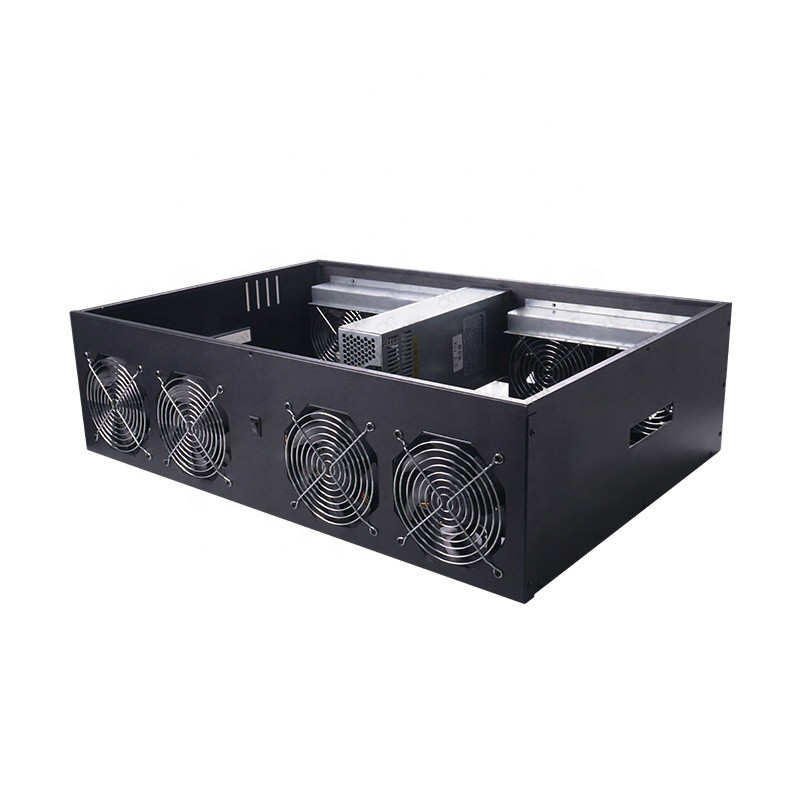 65mm Spacing Ethereum Mining Rig Machine 8 GPU 4GB DDR3 1600