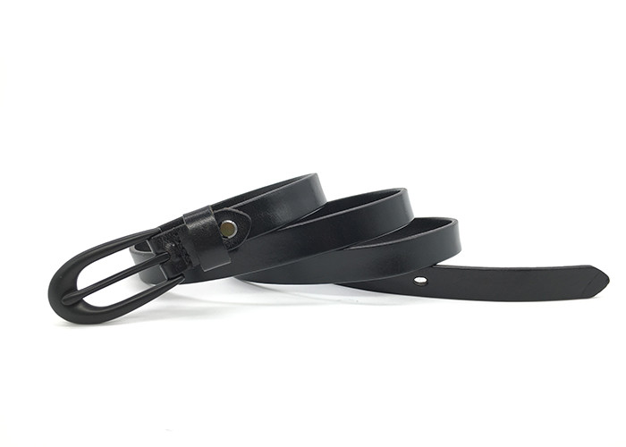 Casual Genuine Leather 1.8cm Skinny Lady Belts For Pants