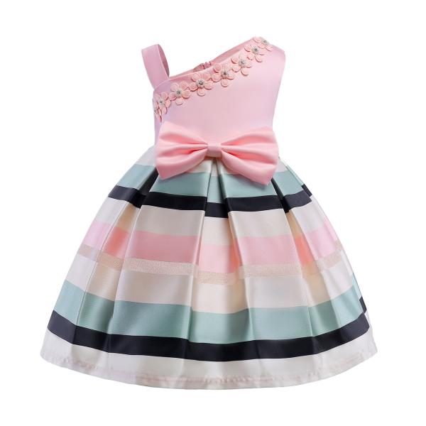 Bow Belt Dress Robe Fille Elbise Frozen Prinsess Enjurken Meisjes Vestido Menina
