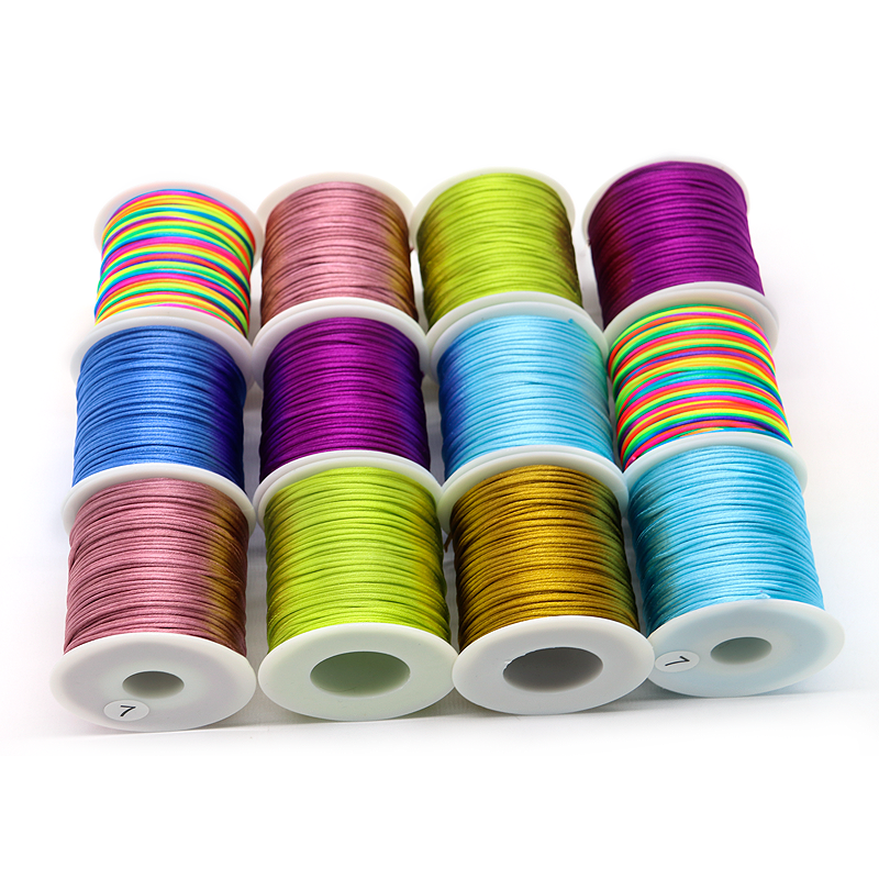 0.8/1.0/1.5/2mm Nylon Cord Thread for Braided Bracelets and Chinese Knot Macrame