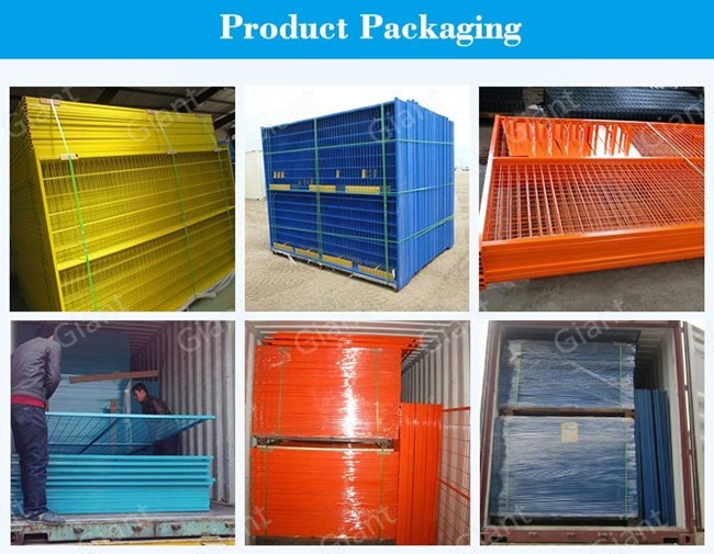 Galvanized W10ft Construction Fence Panels for Safety