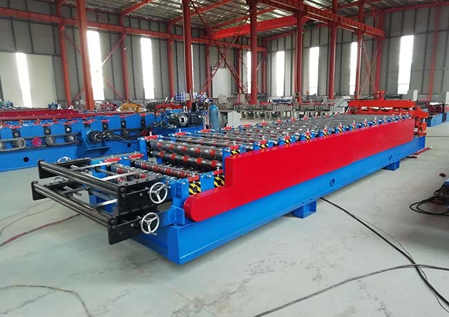 Weight 4.5 Tons Double Layer Roll Forming Machine Any Two Profiles Combination Available
