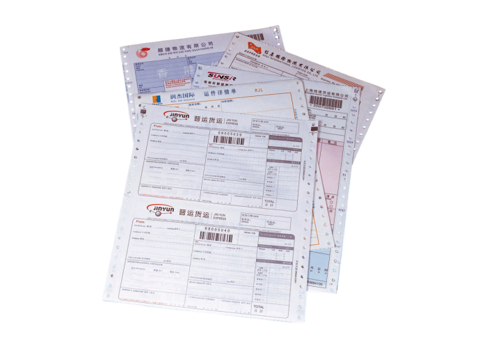 5 Ply clear image Carbonless NCR Paper Rolls For Continous Form
