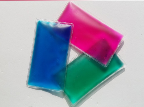 Promotional Reusable Custom Ice Packs , Round Ice Pack With Logo