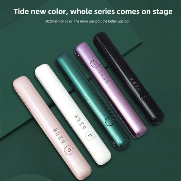 Flat Iron Ceramic Plate Hair Straightener , 50/60Hz Curling Iron Hair Straighten