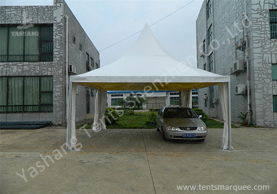 French Type Stainless Frame high peak pole tent , aluminum canopy tent with Linings