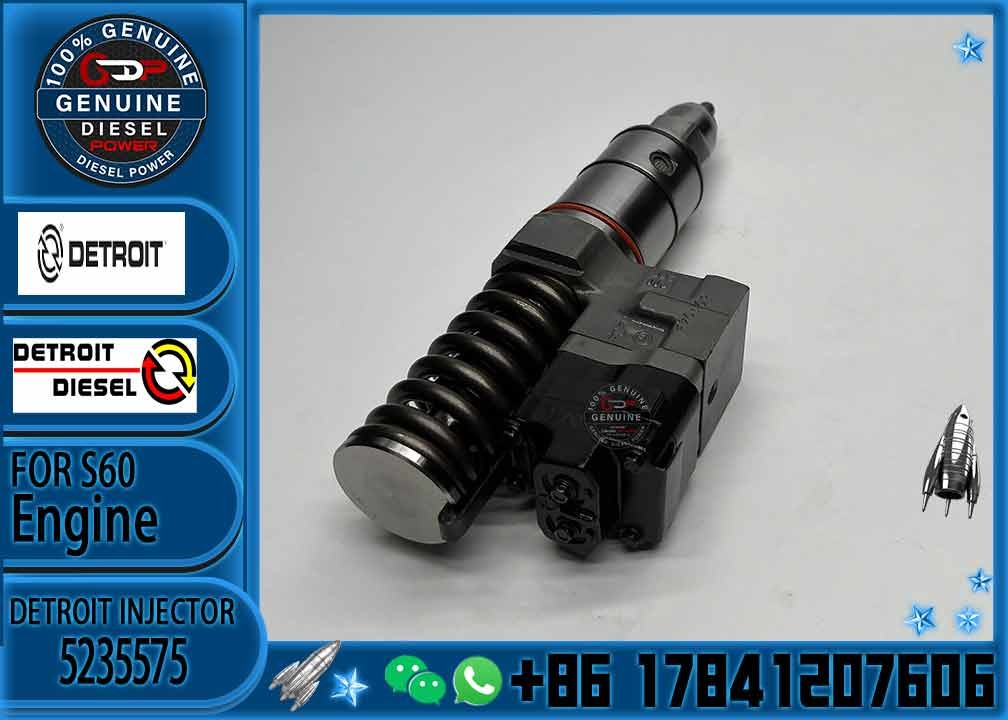 Common rail fuel injector 4991752 3861890 5234785 5235575 5237466 for Detroit Diesel series 60 11.1 and 12.7 L