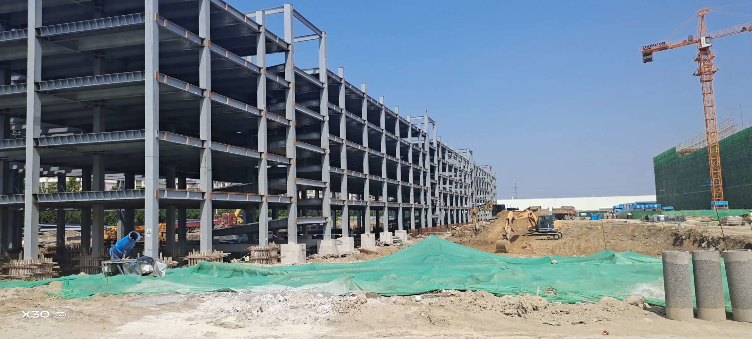 Prefab H Section Steel Metal Workshop Buildings For Storage