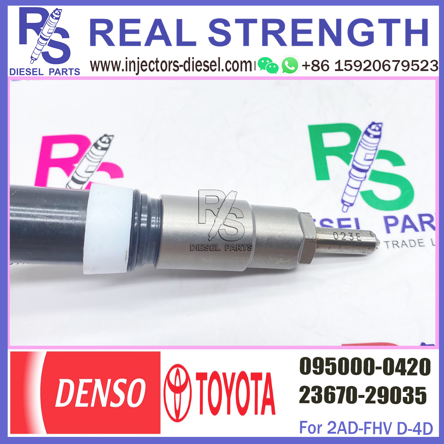 Common Rail Injector 095000-0570 095000-0571 095000-0420 For TOYOTA Avensis 23670-27030 23670-29035
