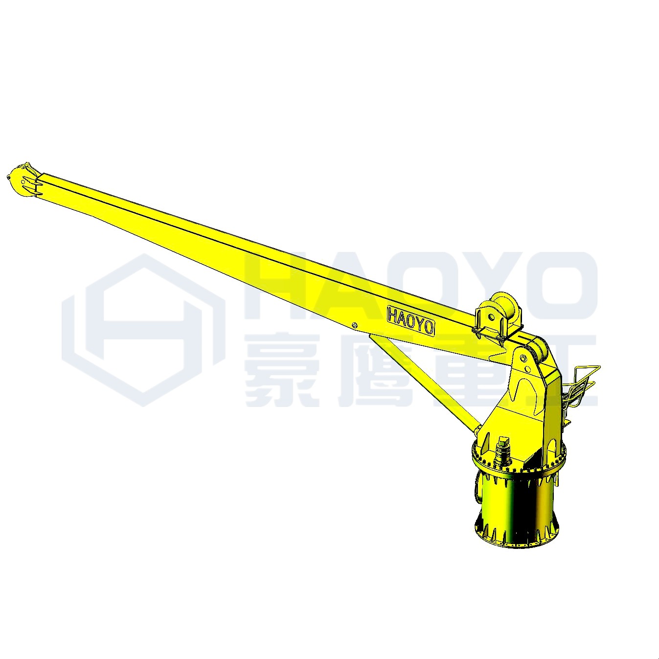 3ton 5ton 10 ton Heavy Duty Lifting Offshore Pedestal Crane Marine Cranes For Sale