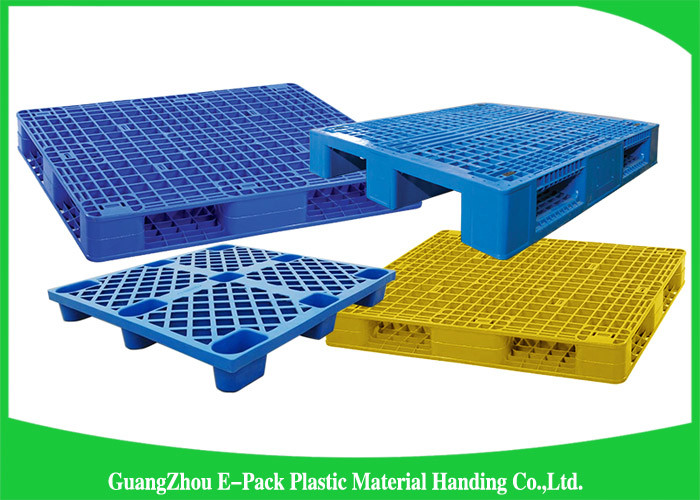 100% Virgin HDPE Plastic Euro Pallets Ventilated Stackable For Food Industry