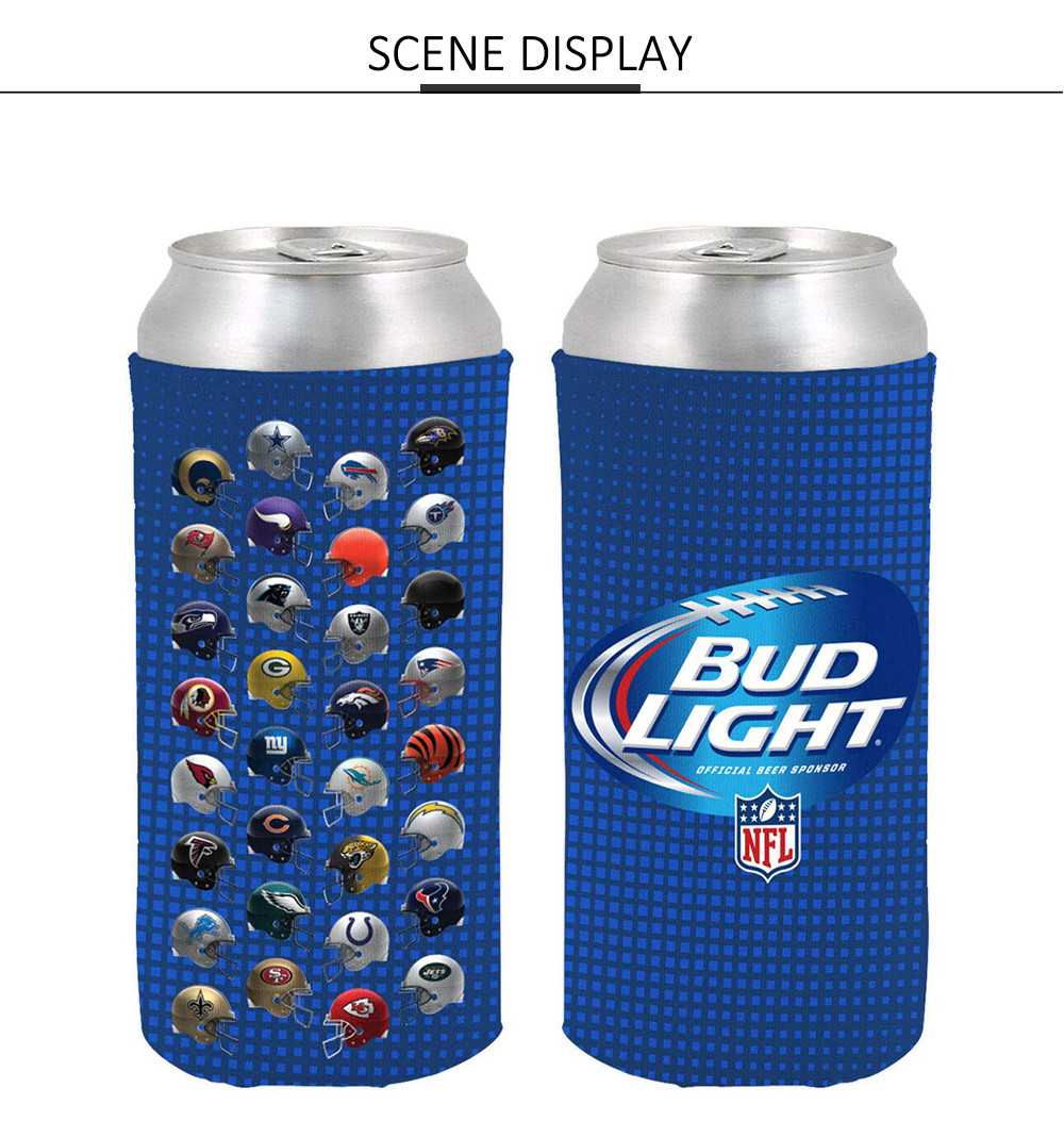 Waterproof Neoprene Coozies For 24 Oz Skinny Can
