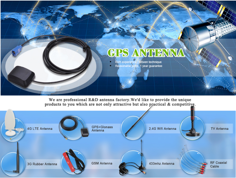 Vertical Polarization GPS/Glonass/Beidou/Calileo Navigation Antenna for ALL Car Make