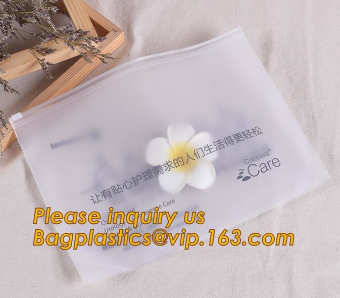 Plastic Bag OEM Custom PVC Loop Handle Image Printed Plastic Shopping Bag,Promotional Clear Waterproof Plastic Cosmetic