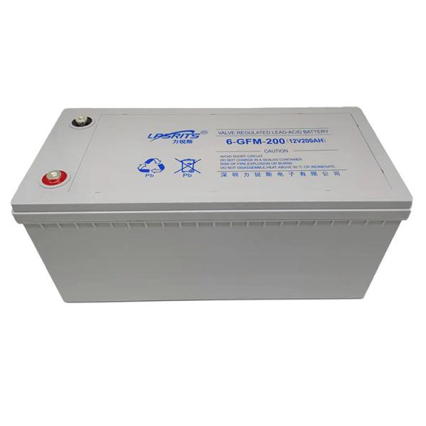 Short Circuit Protection 12V 200Ah Deep Cycle Lead Acid Battery for Marine