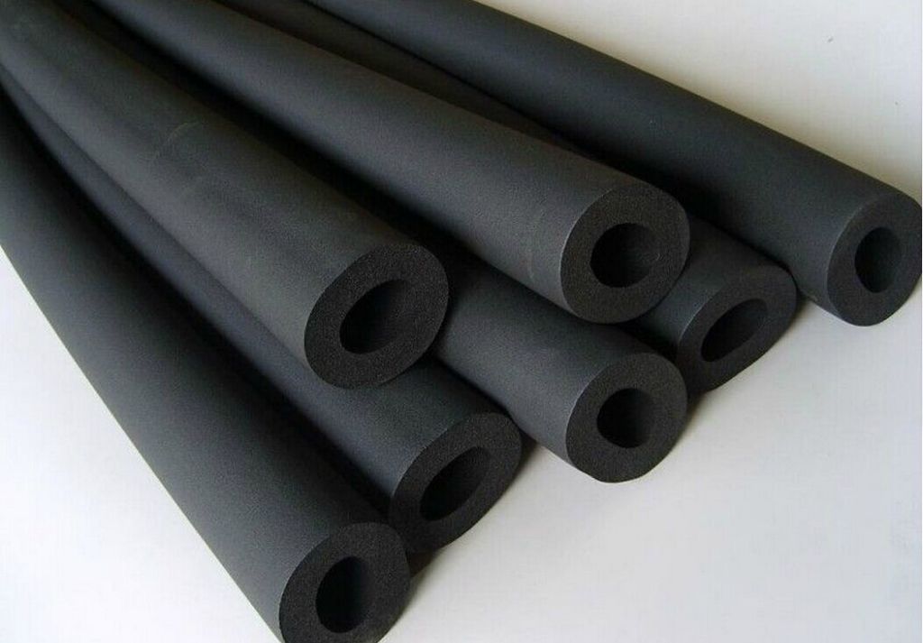 Rubber Pipe Insulation Lagging Foam 2M Self Sealing 15mm 22mm 35mm 42mm Customized