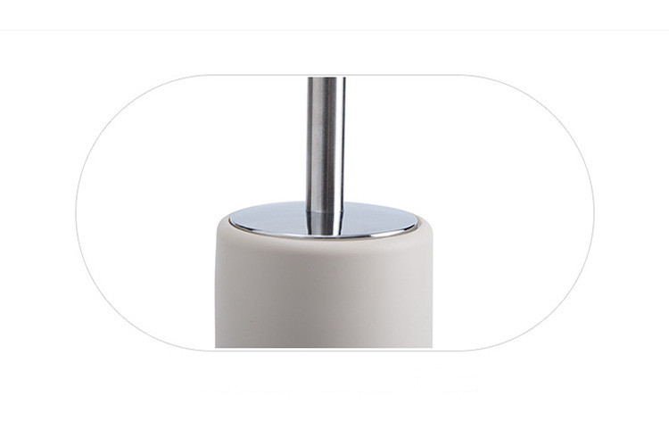 Bathroom Toilet 304 Stainless Steel small toilet brush rubber head holder cleaning brush