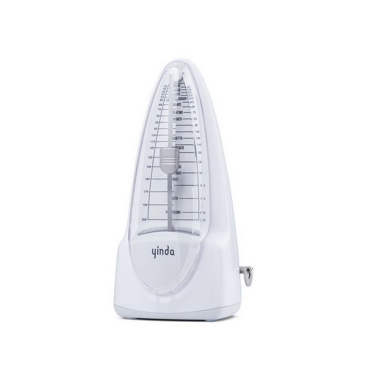 OEM classic scale board piano guitar violin practice rhythm mechanical metronome Black White Pink Red Tranparent Wood