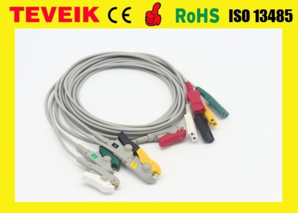 Quality SPACELABS patient monitor device ECG Cable 700-0006-09 5 leads Clip IEC for sale
