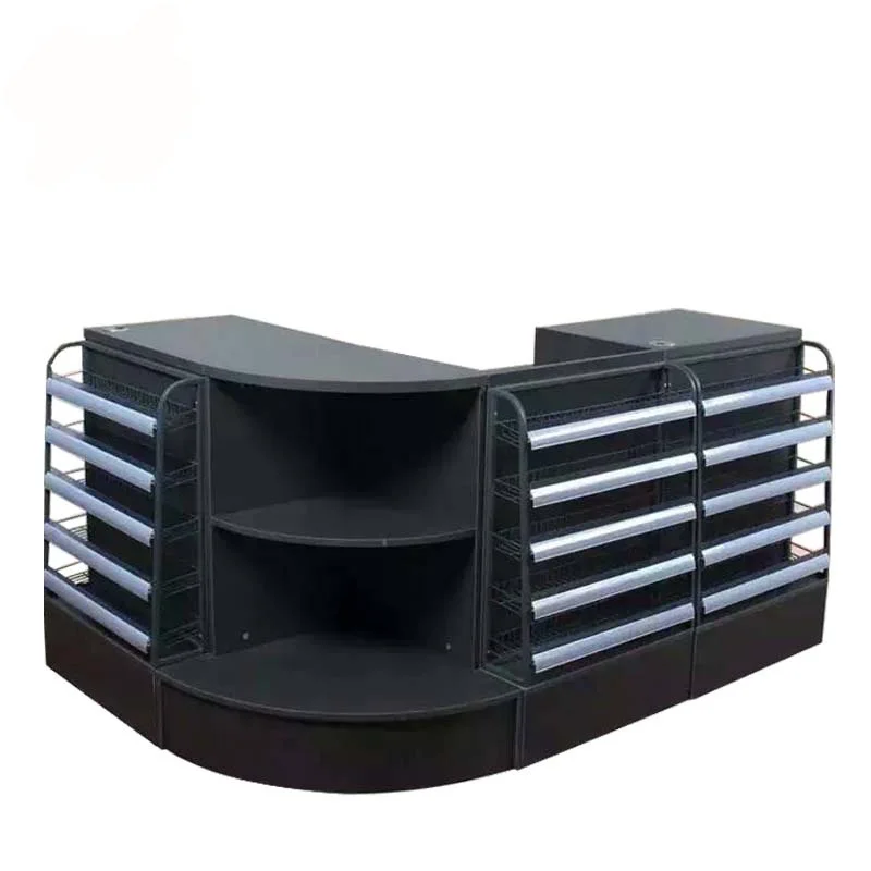 Attractive Price Checkout Counter Multifunctional Store Cashier Counter Table
