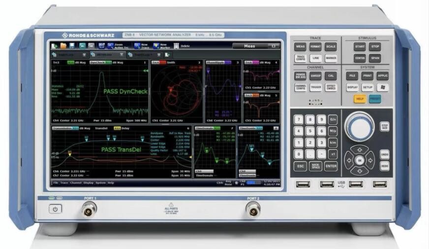 Rohde And Schwarz ZNB8 Vector Network Analyzer 2 ports Used Test Equipment