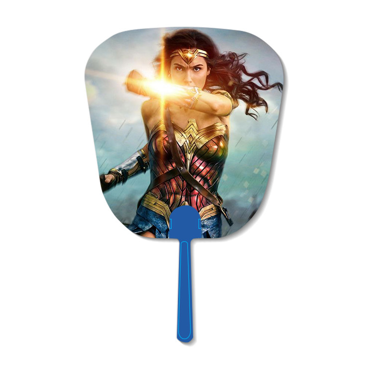 Lenticular Image Printing Personalized Hand Fans Kopo Design For Restaurant / Office