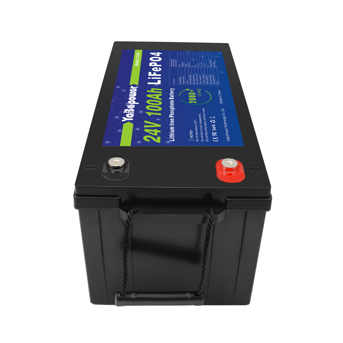 Deep Cycle RV Lifepo4 Battery 120ah 100ah 40ah 24v Lithium For Solar System