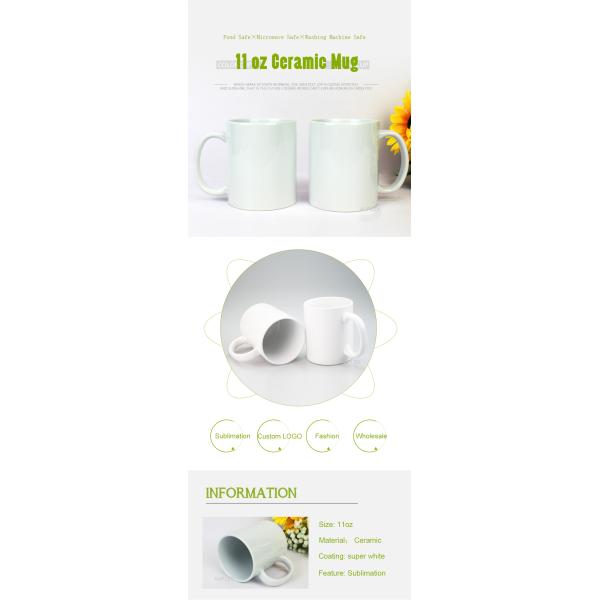 11oz White Mug Bottle