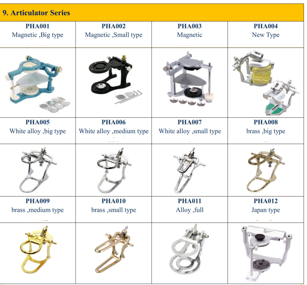 Premium Magnetic Denture Articulator Large / Small Sizes Optional