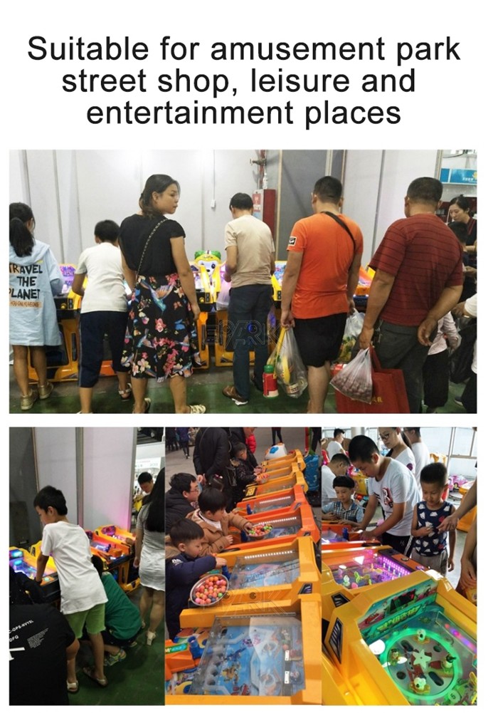 220V Arcade Shooting Amusement Game Machines Interstellar Pinball Platform