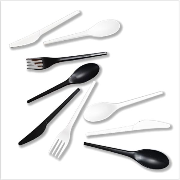 Eco-Friendly PLA Tableware Disposable Customized Logo CPLA Biodegradable Cutlery