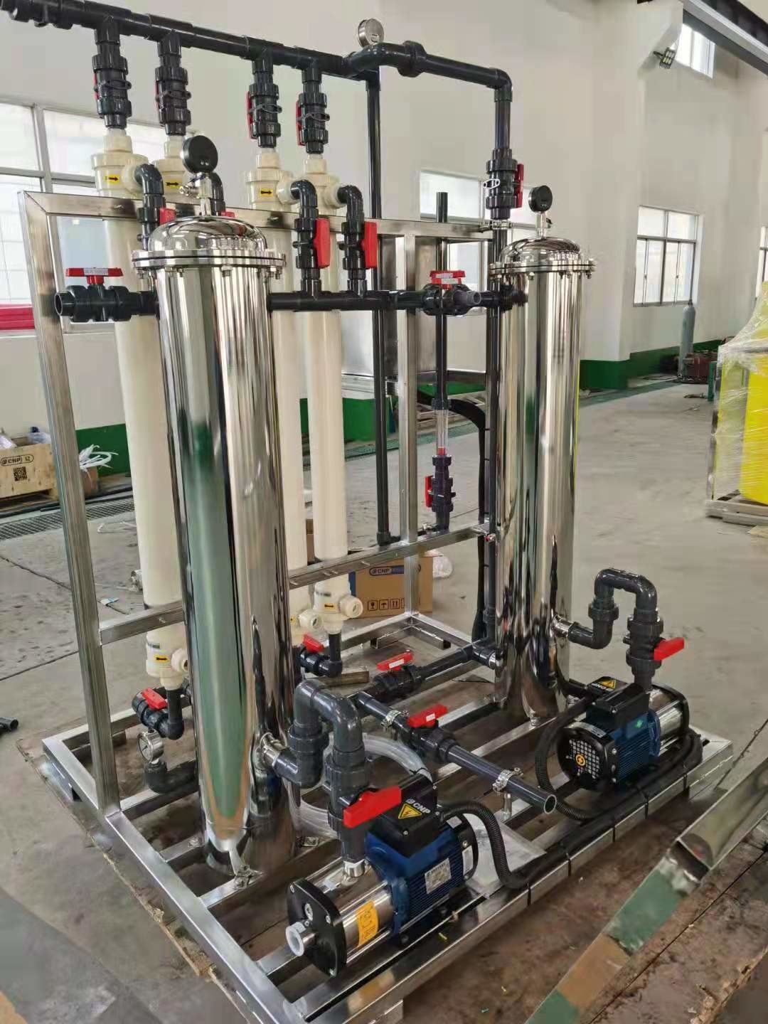 0.03um PVDF Ultrafiltration Equipment UF System 40C For Water Purification