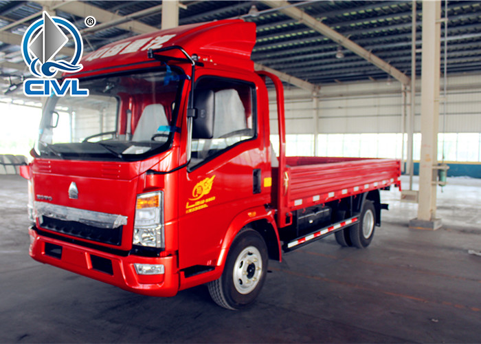 12T HOWO Light Duty Commercial Trucks , 4X2 Stake Truck 120hp The Best Helper