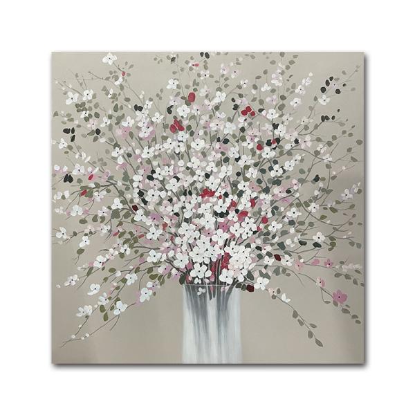 Modern Textured Canvas Oil Painting Handpainted Canvas Wall Art Customized Size