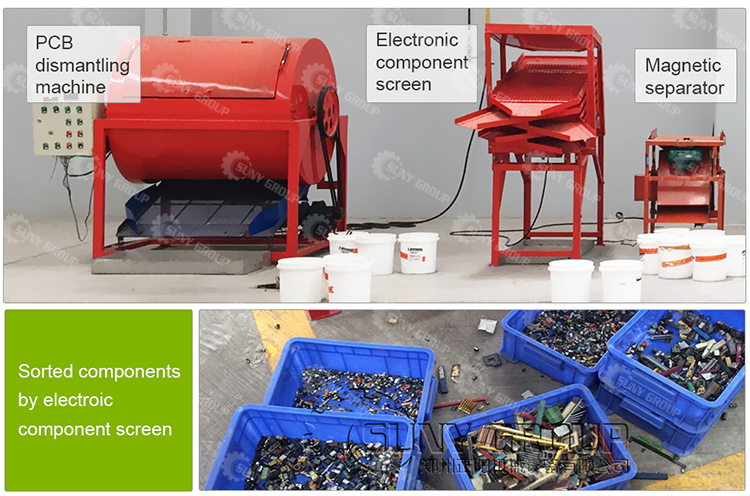 E Waste Disassembling Machine with High Productivity and Fuel Consumption of 40kg/hour